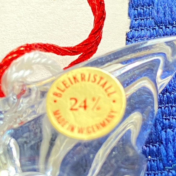 BLEI KRISTALL CHRISTMAS ORNAMENT MADE IN GERMANY BRAND NEW WITH TAGS - Picture 3 of 7